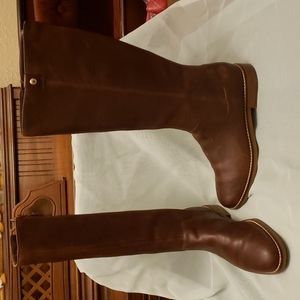 Grand Os Brown Leather Riding Boots 9b 